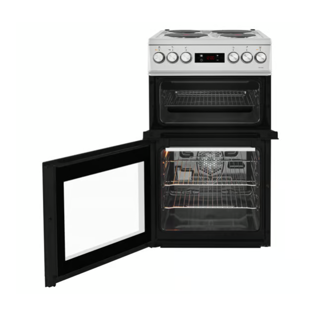 Beko KDV555AS 50cm Double Oven Electric Cooker - Silver