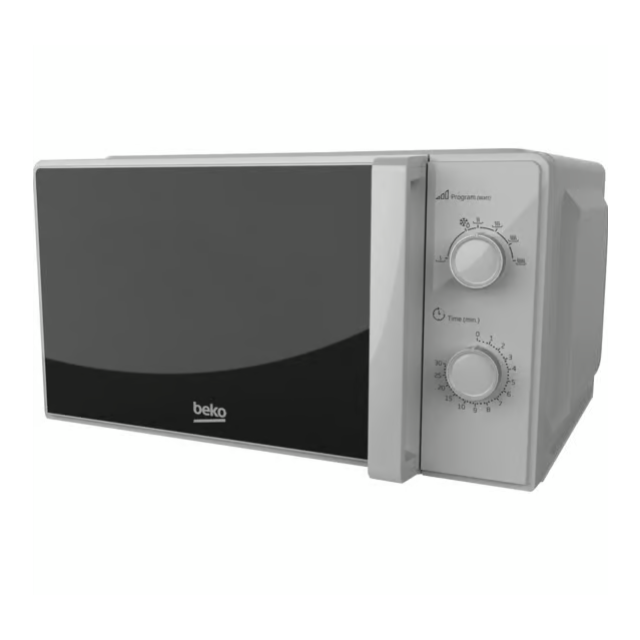 Beko MOC20100SFB 700W 20 Litre Compact Microwave - Silver