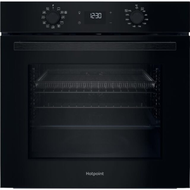 Hotpoint HO458HFBUK Built-In Single Oven - Black