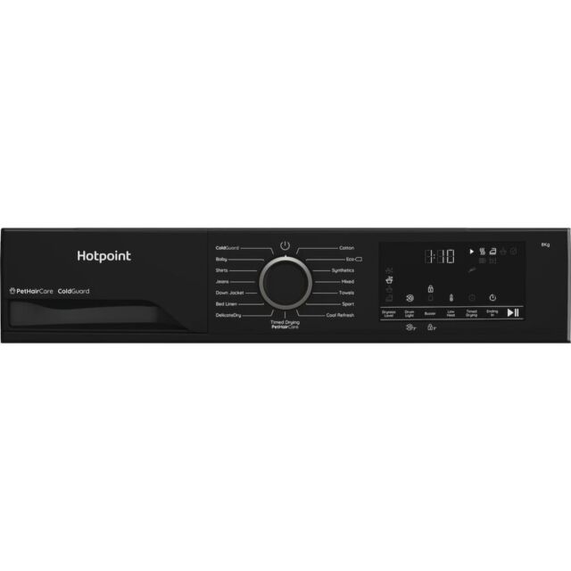 Hotpoint CHSD82MBBUK 8kg Heat Pump Tumble Dryer with Pet Hair Care