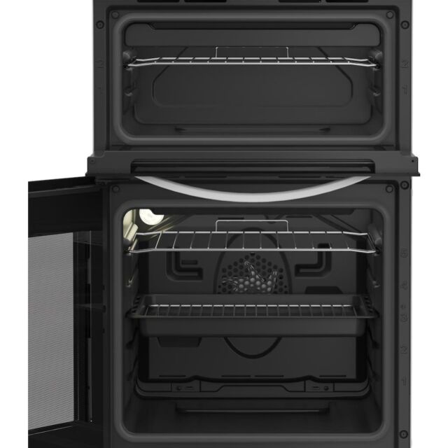 Indesit ITE5VMW Freestanding 50cm Electric Cooker with Ceramic Hob