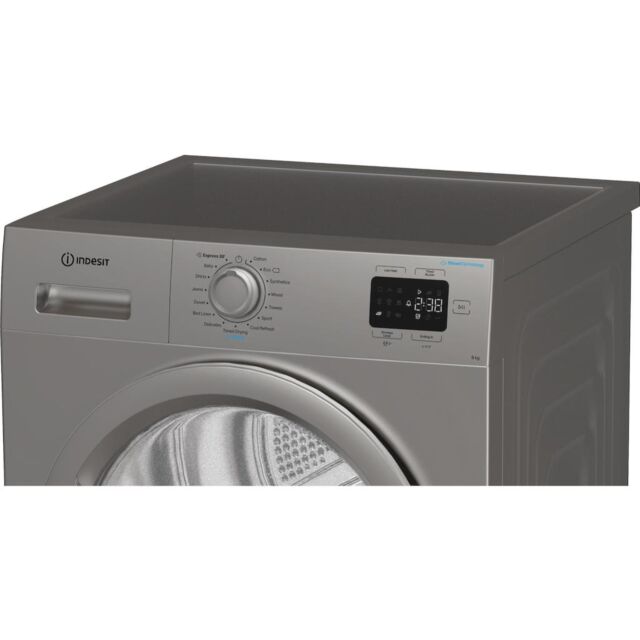 Indesit C YD 92D SS UK Freestanding 9kg Heat Pump Tumble Dryer