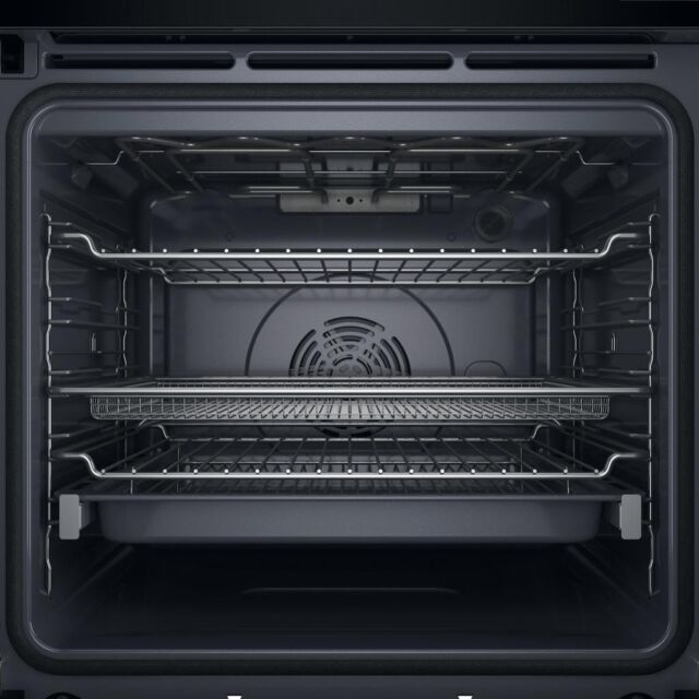 Hotpoint HOI6A8PT1SBUK Built-In Single Pyrolytic Oven with ActiveMultiflow and ActiveSteam - Black