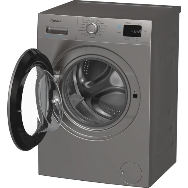 Indesit Push&Go IP 946S PUSH&GO UK 9kg Washing Machine - Silver