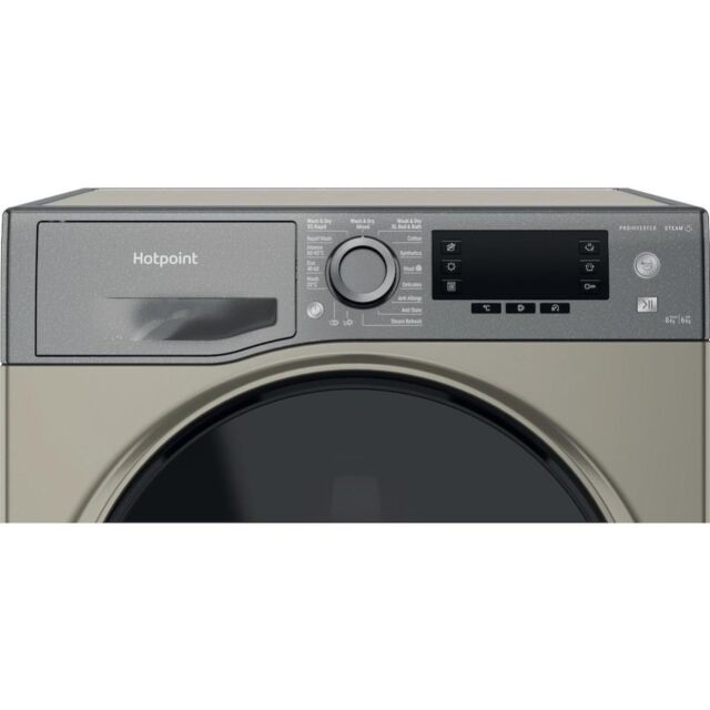 Hotpoint NDD86448GDAUK ActiveCare Freestanding 8+6kg Washer Dryer - Graphite