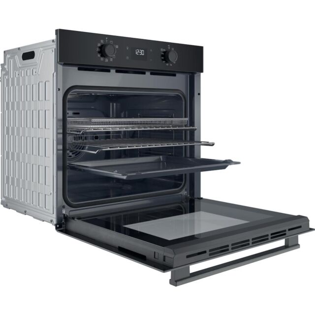 Hotpoint HO458HFBUK Built-In Single Oven - Black
