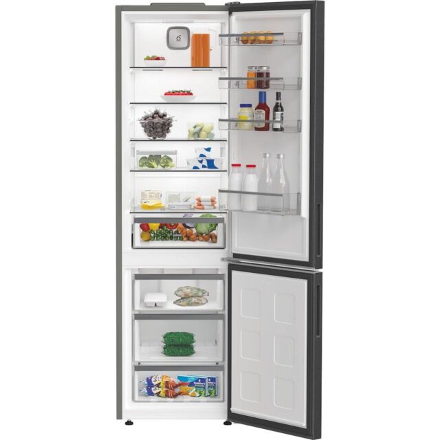 Whirlpool WHK 26403 XBR6UK Dual No Frost 70/30 Fridge Freezer with Fresh Lock - Dark Inox