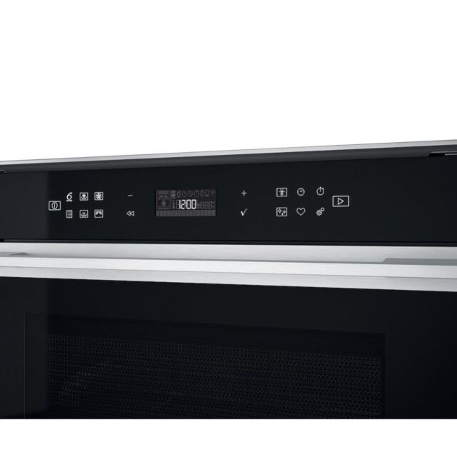 Whirlpool W7 MW461 UK W Collection Built-In Microwave Oven - Stainless Steel