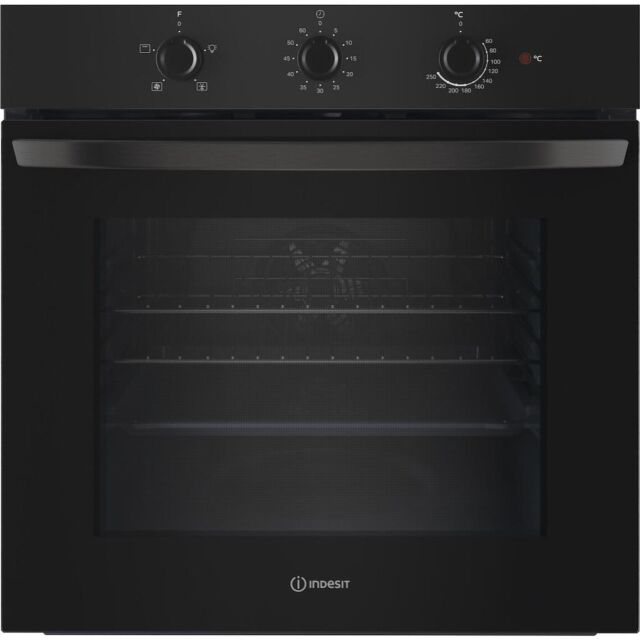 Indesit IO 233 B UK Built-In Single Oven - Black