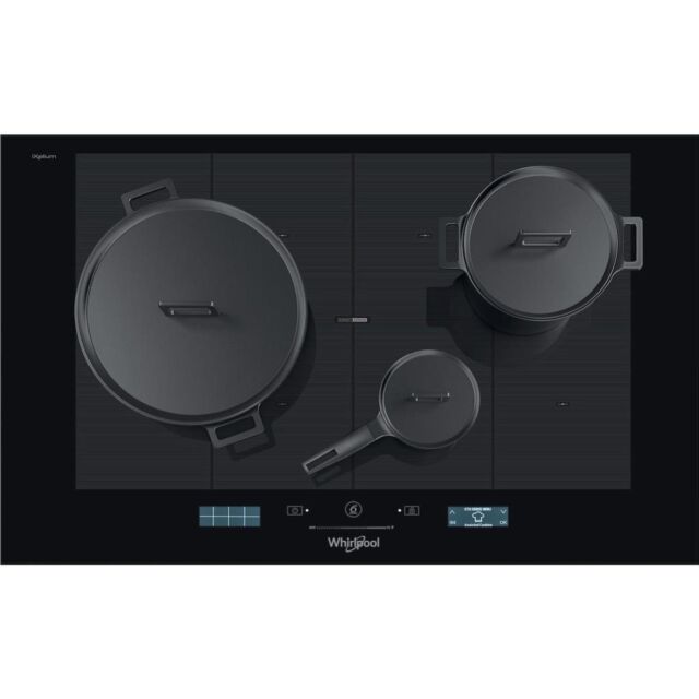 Whirlpool SMP 778 C/NE/IXL SmartCook Induction Hob 8 Zone 75cm - Black