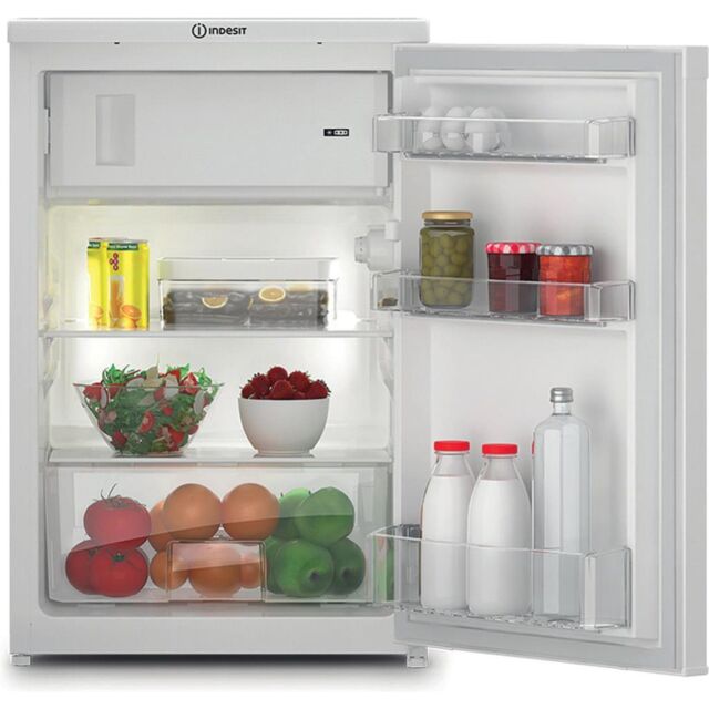 Indesit I55V1 112W UK Freestanding Undercounter Fridge - White
