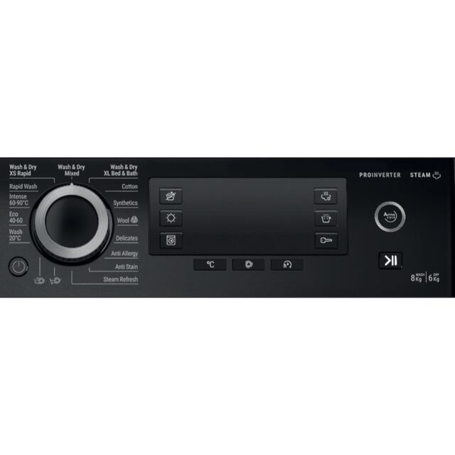 Hotpoint NDD86448BDAUK ActiveCare Freestanding 8+6kg Washer Dryer - Black