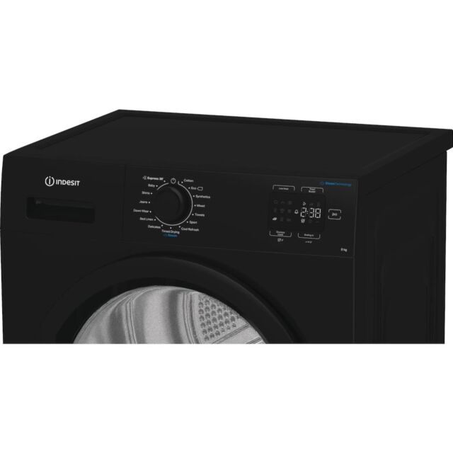 Indesit C YSD 82D BB UK Freestanding 8kg Heat Pump Tumble Dryer