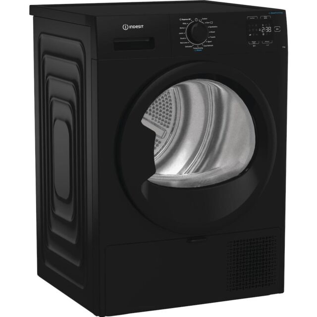 Indesit C YD 92D BB UK Freestanding 9kg Heat Pump Tumble Dryer