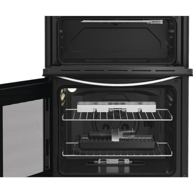 Indesit ITG6GW 60cm Gas Twin Cooker - White