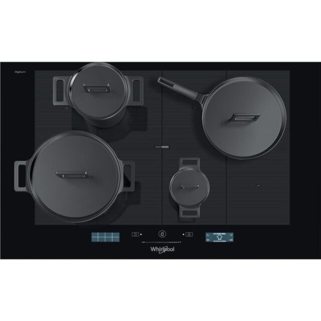 Whirlpool SMP 778 C/NE/IXL SmartCook Induction Hob 8 Zone 75cm - Black