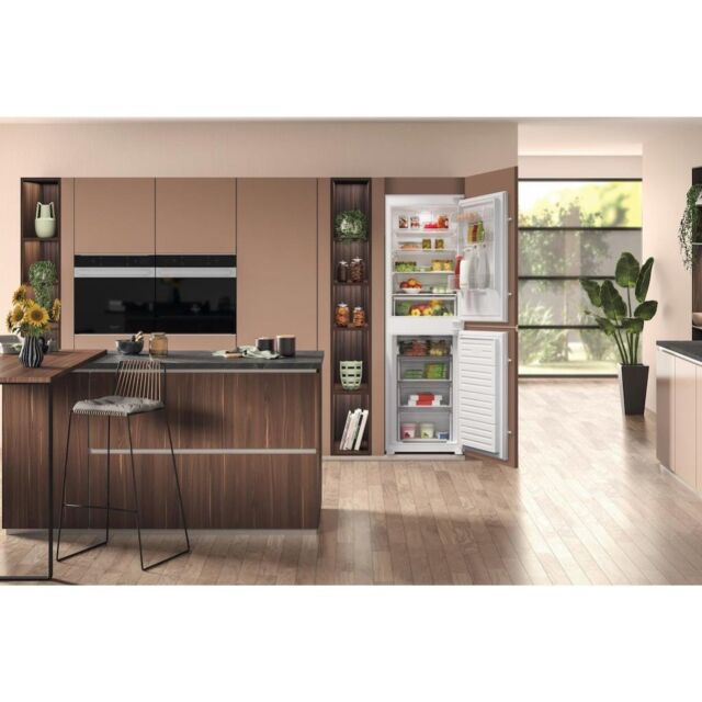Hotpoint HBC185050F2 Frost Free Integrated Fridge Freezer - White