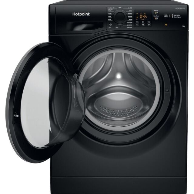 Hotpoint NSWF 946 BS UK Anti-Stain 8kg 1400rpm Washing Machine - Black