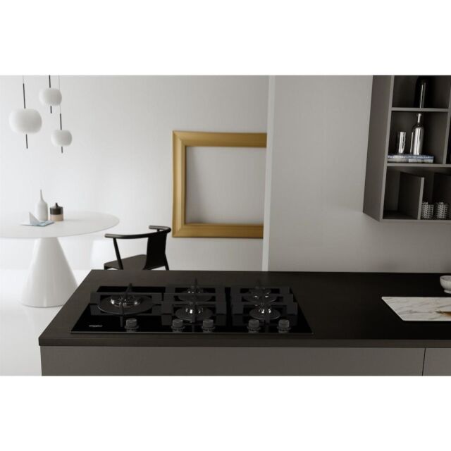 Whirlpool GOWL 958/NB W Collection Gas Hob 5 Burners 90cm - Black