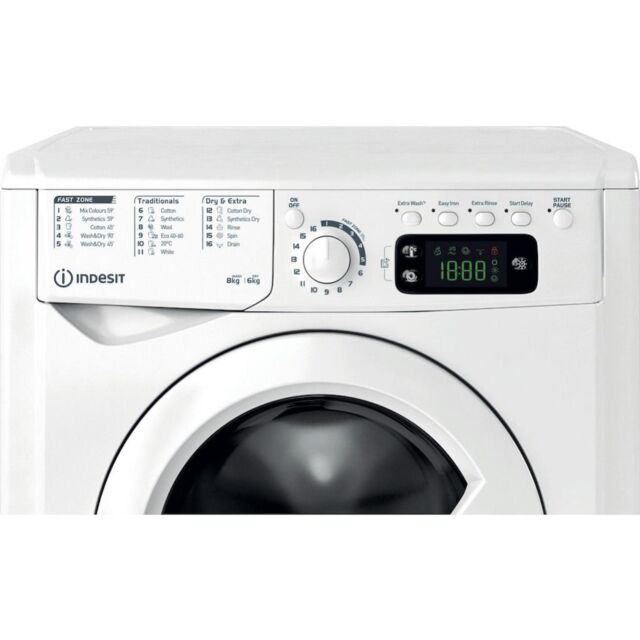 Indesit EWDE 861483 W UK Freestanding Washer Dryer - White