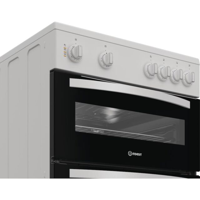 Indesit IDE6VMW Freestanding 60cm Electric Cooker - White