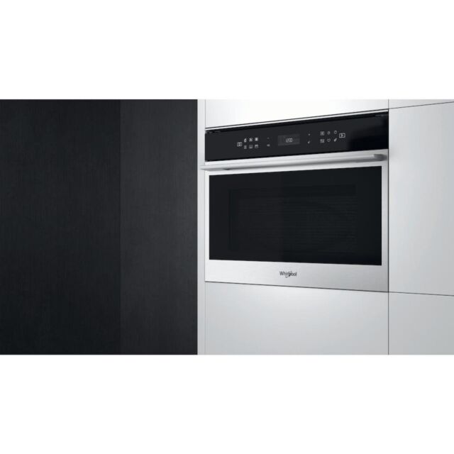 Whirlpool W7 MW461 UK W Collection Built-In Microwave Oven - Stainless Steel