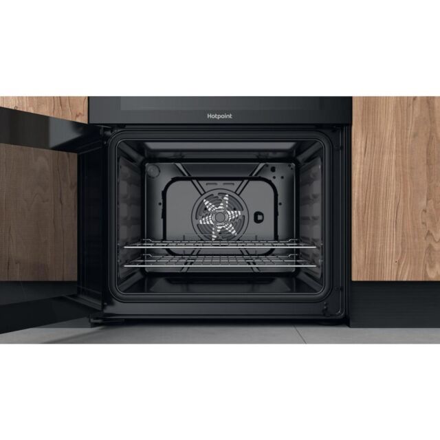 Hotpoint HDM67V92HCB/UK Double Cooker - Black