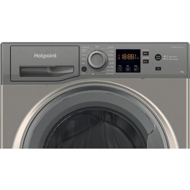 Hotpoint NSWF 946 GG UK Anti-Stain 9kg 1400rpm Washing Machine - Graphite