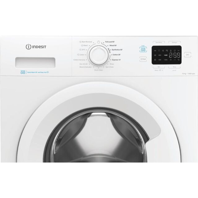 Indesit Push&Go IP 1046 PUSH&GO UK 10kg Washing Machine - White