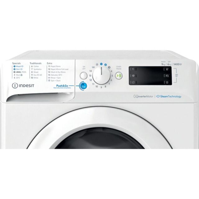 Indesit BDE 96436 WV UK Freestanding 9+6kg Washer Dryer - White