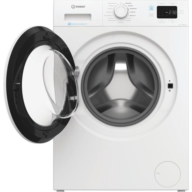 Indesit IP1146PUSHGOUK Freestanding 11kg 1400rpm Push&Go Washing Machine - White