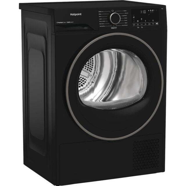 Hotpoint CHSD82MBBUK 8kg Heat Pump Tumble Dryer with Pet Hair Care