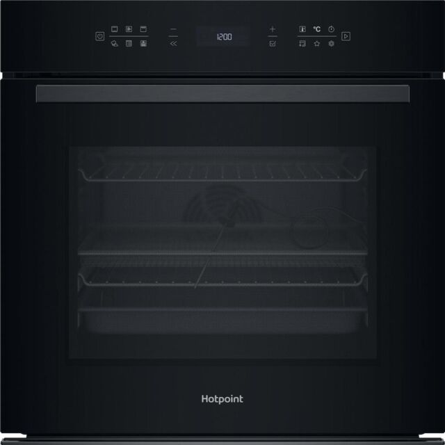 Hotpoint HOI68PPT2SBUK Built-In Single Pyrolytic Oven with ActiveMultiflow and Air Fry - Black