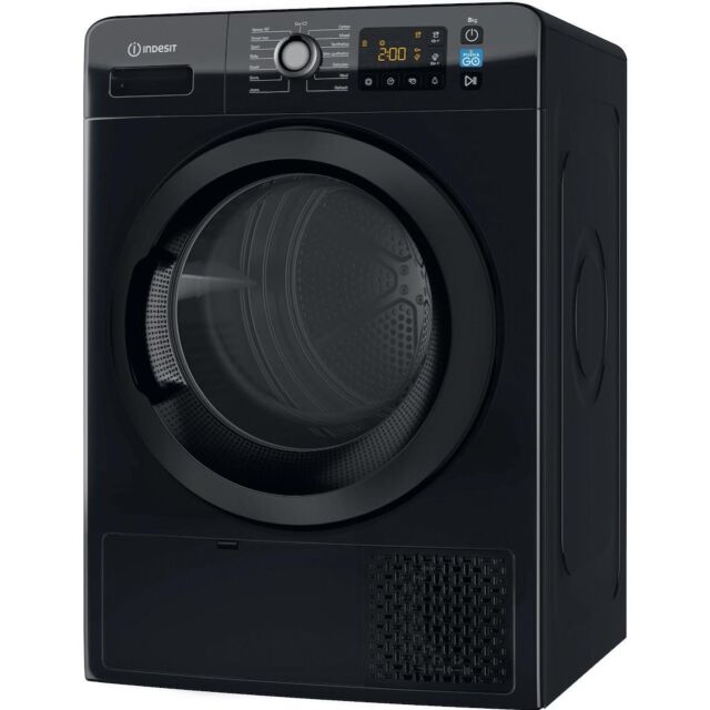 Indesit YT M11 82B X UK 8kg Freestanding Heat Pump Tumble Dryer - Black