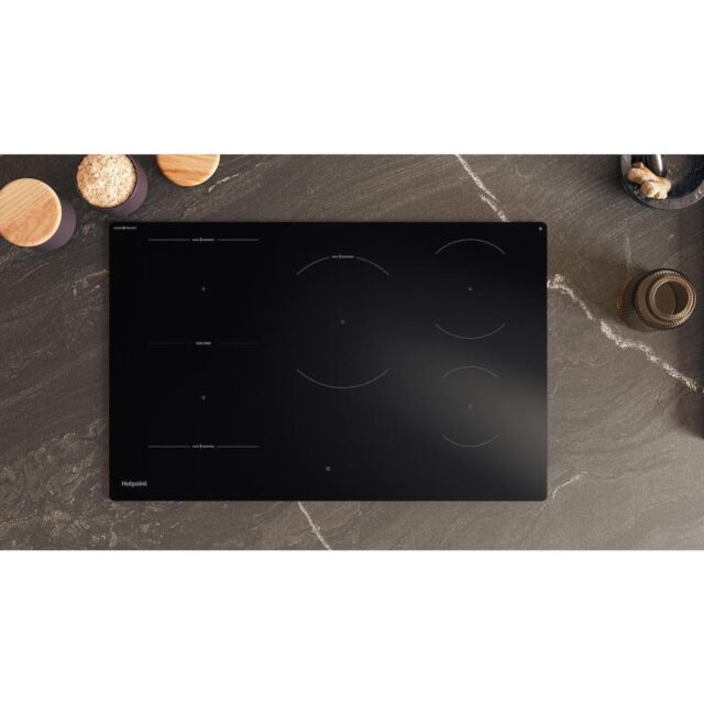 Hotpoint HTX8017DCF2 HeatControl 80cm Induction Hob with CleanProtect
