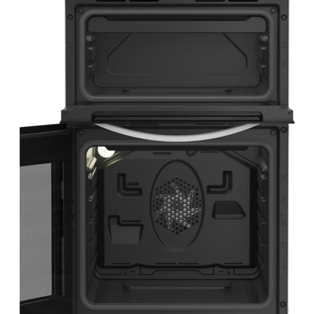 Indesit ITE5VMW Freestanding 50cm Electric Cooker with Ceramic Hob