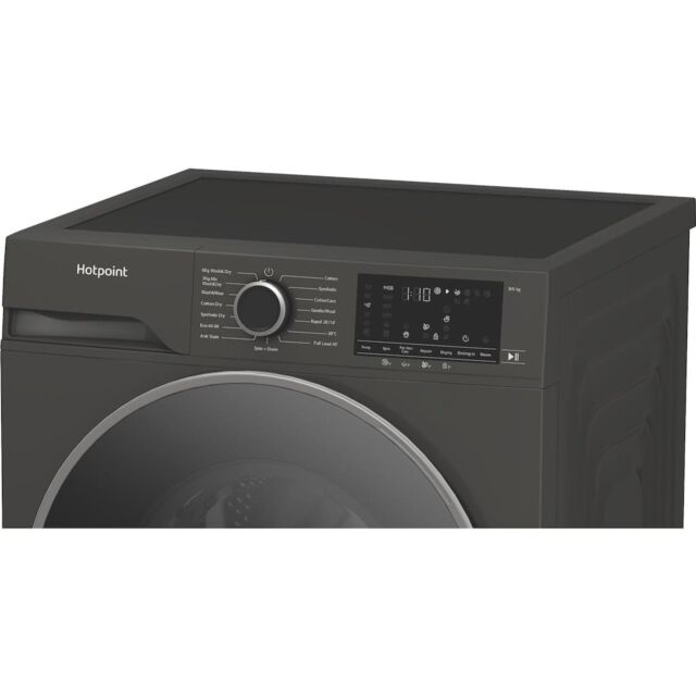 Hotpoint HBD8680GANTISTAINUK AntiStain Freestanding 8+6kg Washer Dryer - Graphite