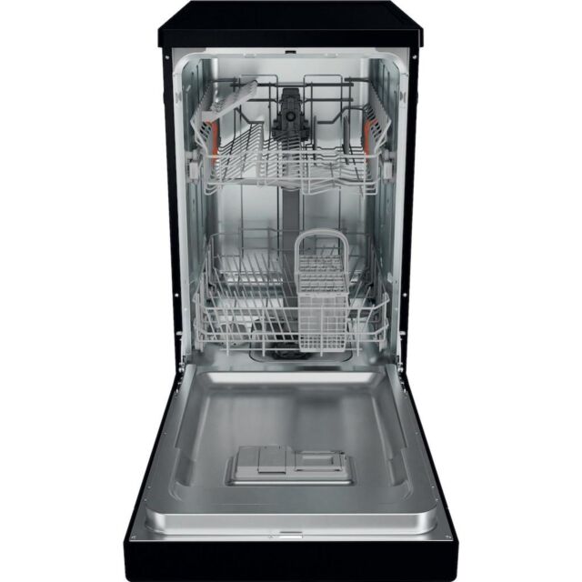 Hotpoint HP2FE10CS90BUK Freestanding 45cm Slimline Dishwasher with 10 Place Settings - Black