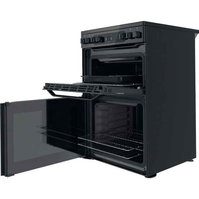 Hotpoint HDM67V92HCB/UK Double Cooker - Black