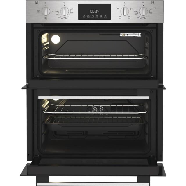 Indesit DUI10DIX Built-In Double Oven - Inox