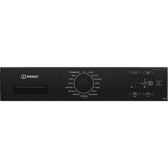 Indesit C YSD 82D BB UK Freestanding 8kg Heat Pump Tumble Dryer