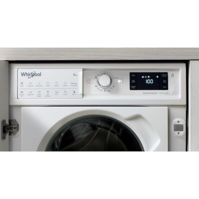 Whirlpool BIWMWG91485UK 9kg 1400rpm Washing Machine - White