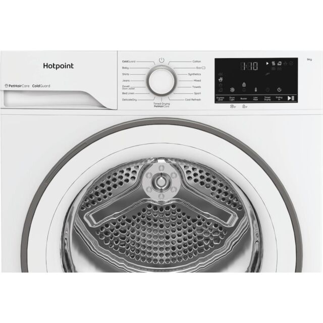 Hotpoint C HD 93M WW UK FabricCare 9kg Heat Pump Tumble Dryer - White