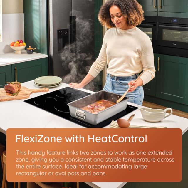 Hotpoint HTX6014DCF HeatControl 60cm Induction Hob with CleanProtect