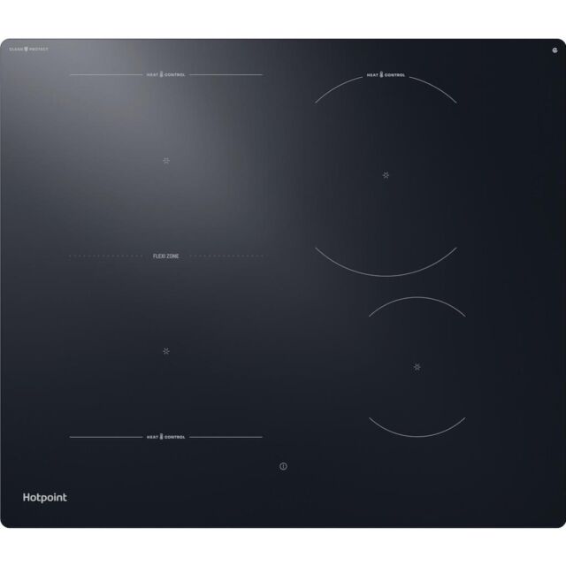 Hotpoint HTX6014DCF HeatControl 60cm Induction Hob with CleanProtect