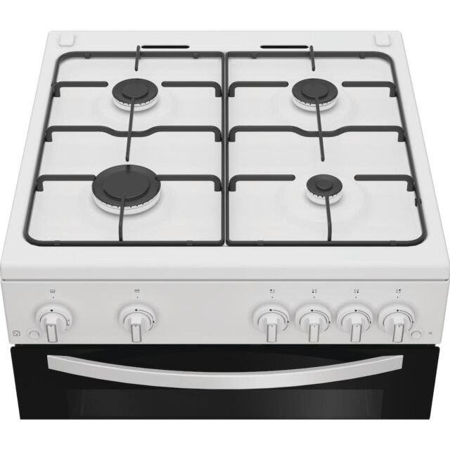 Indesit ITG6GW 60cm Gas Twin Cooker - White