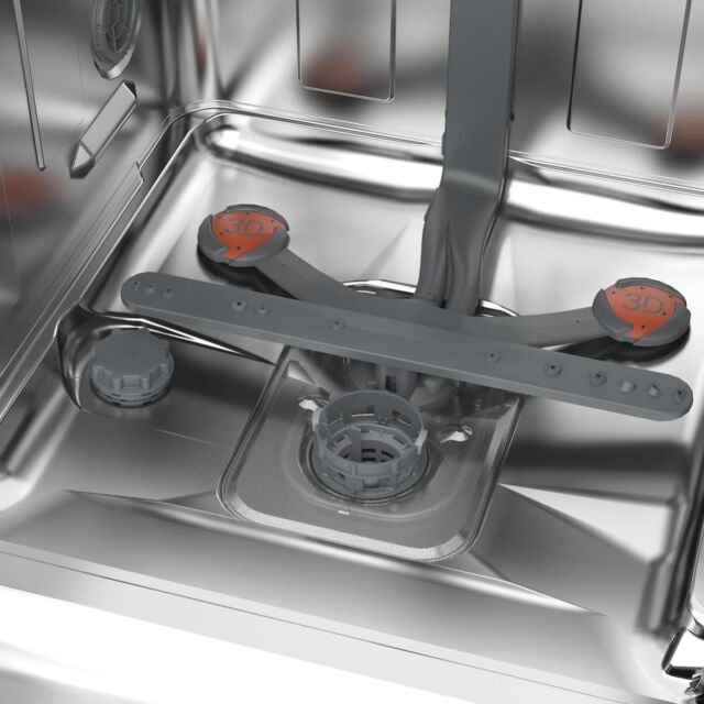 Hotpoint H7FHP43XUK Freestanding 60cm Dishwasher with 15 Place Settings - Stainless Steel