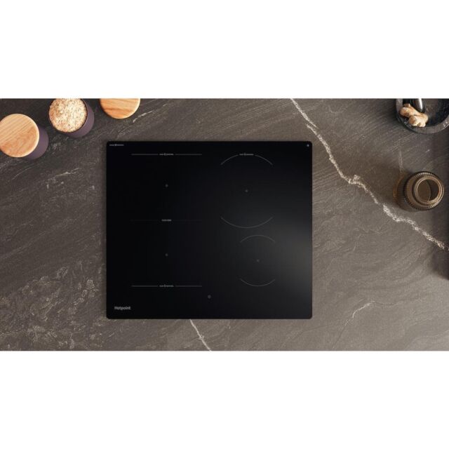 Hotpoint HTX6014DCF HeatControl 60cm Induction Hob with CleanProtect