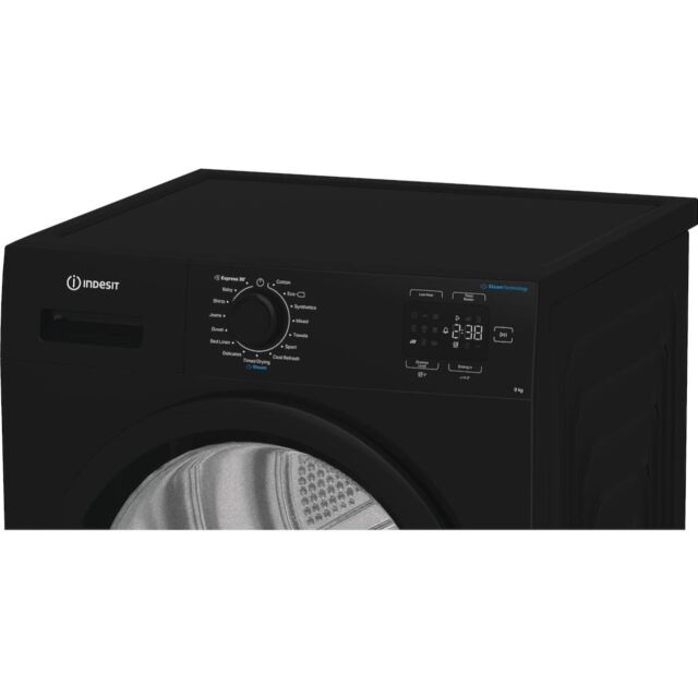 Indesit C YD 92D BB UK Freestanding 9kg Heat Pump Tumble Dryer