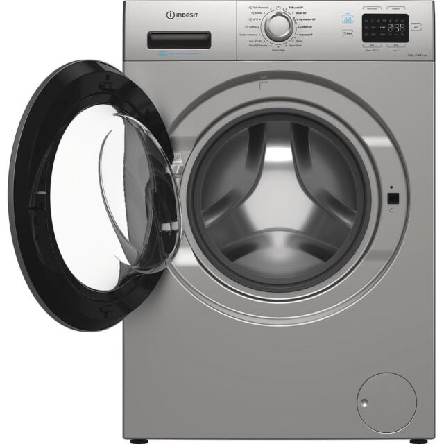 Indesit Push&Go IP 1046S PUSH&GO UK 10kg Washing Machine - Silver